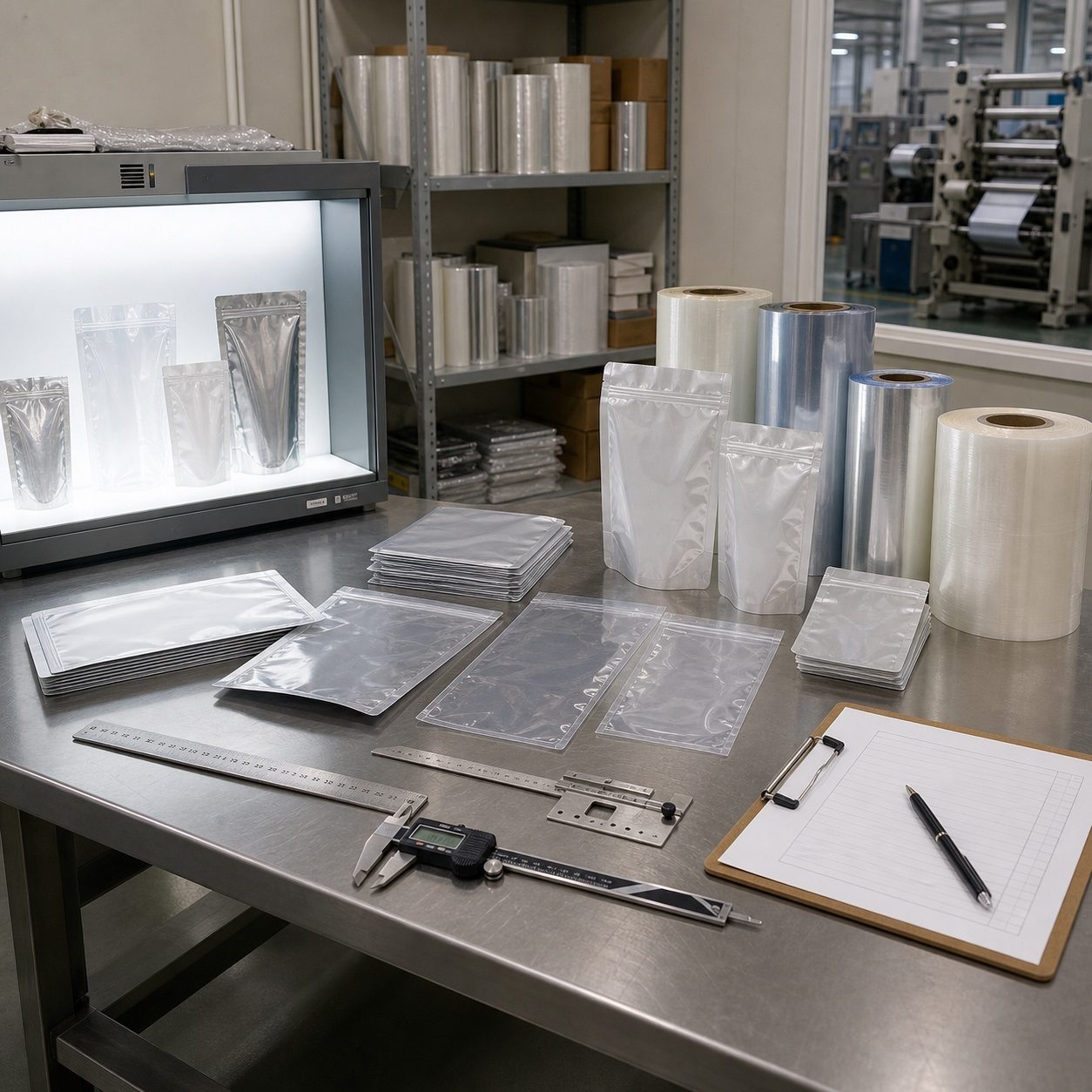 QC workflow reference for packaging projects