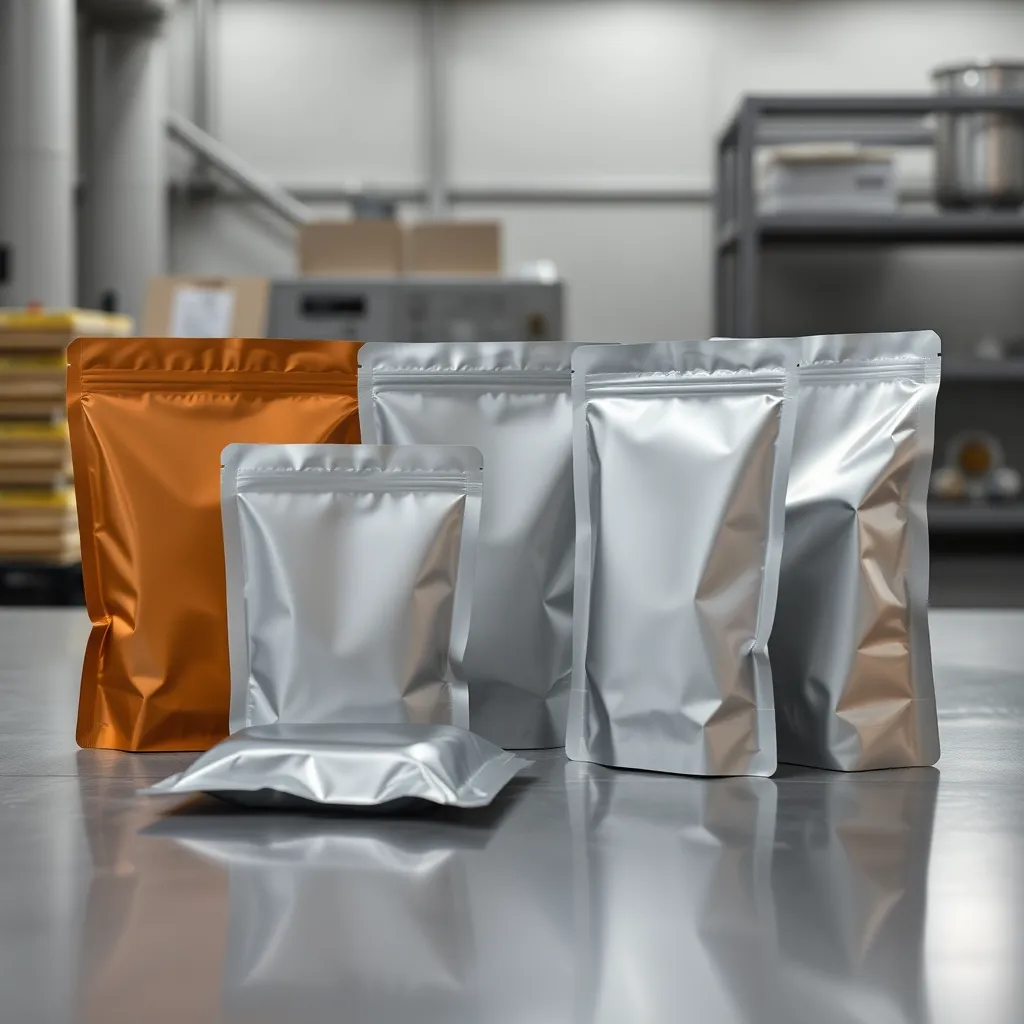 High Barrier Aluminum Foil Bags