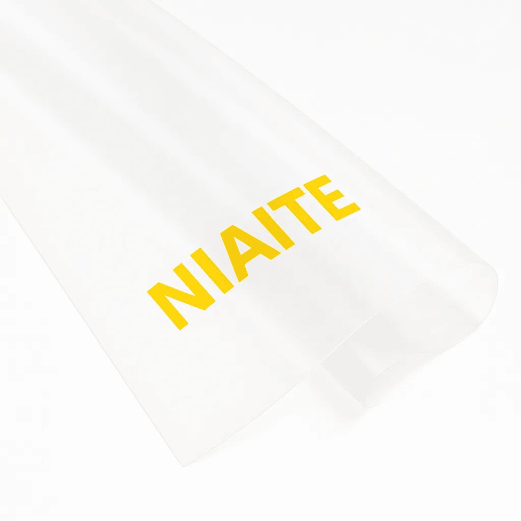 Nylon PA film sheet sample showing flexible packaging material texture