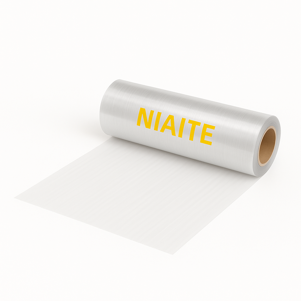 PE film roll for flexible packaging