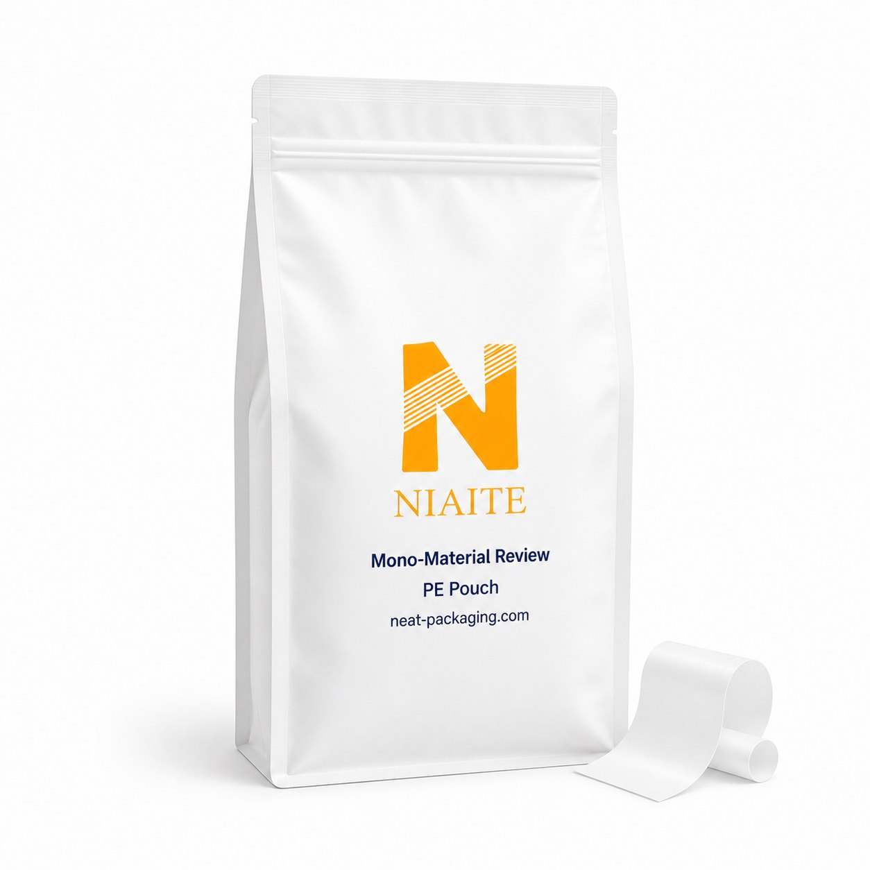 NIAITE mono-material PE pouch related packaging card