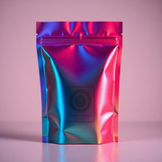 Anti-counterfeit pouch label area reference for variable data review