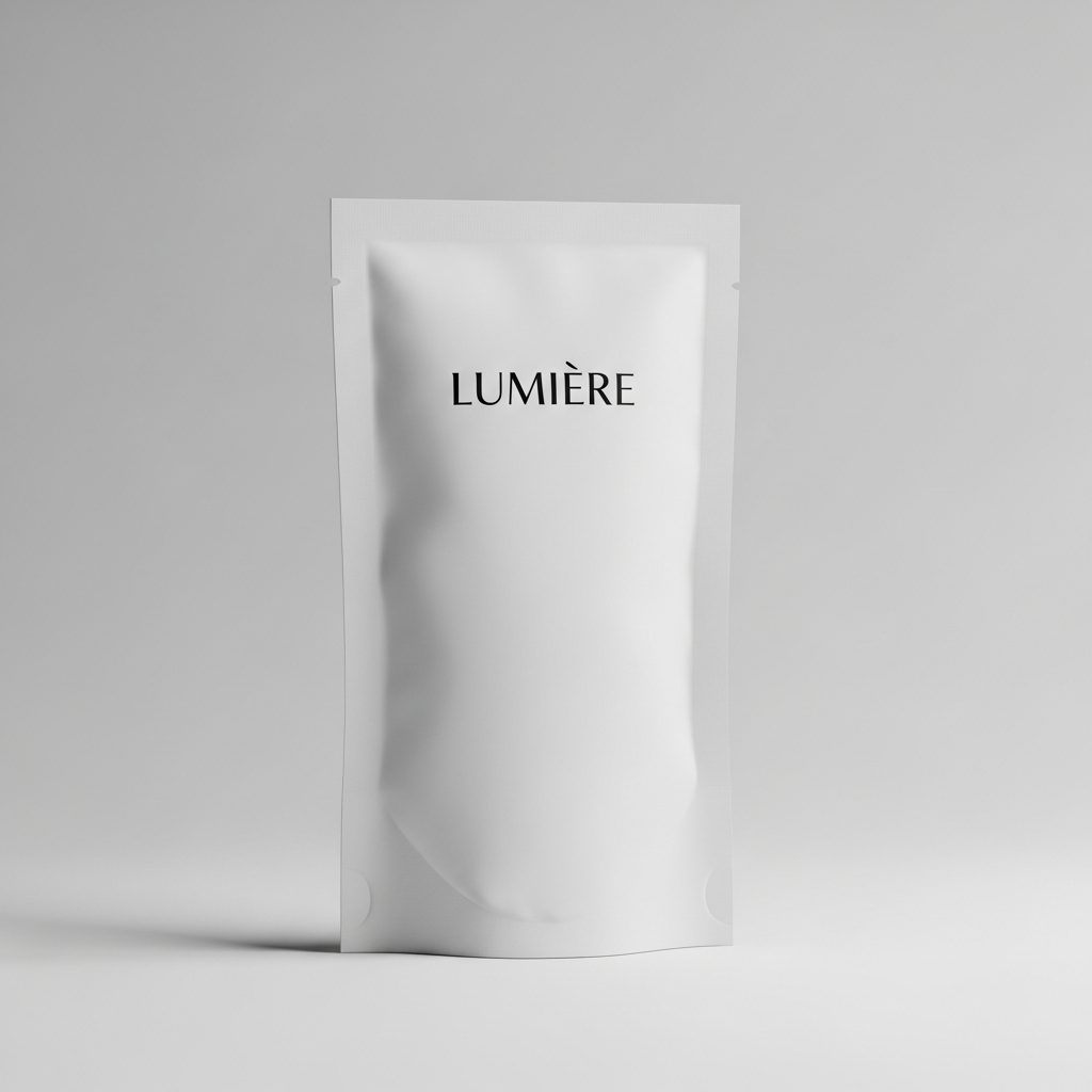Cosmetic pouch film reference for surface finish and formula compatibility review