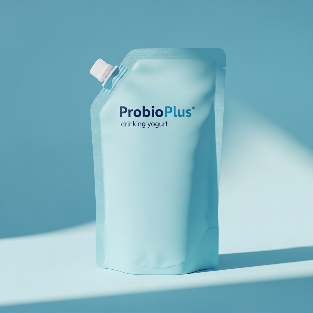 Dairy Product Spout Pouch - Usage Scenario