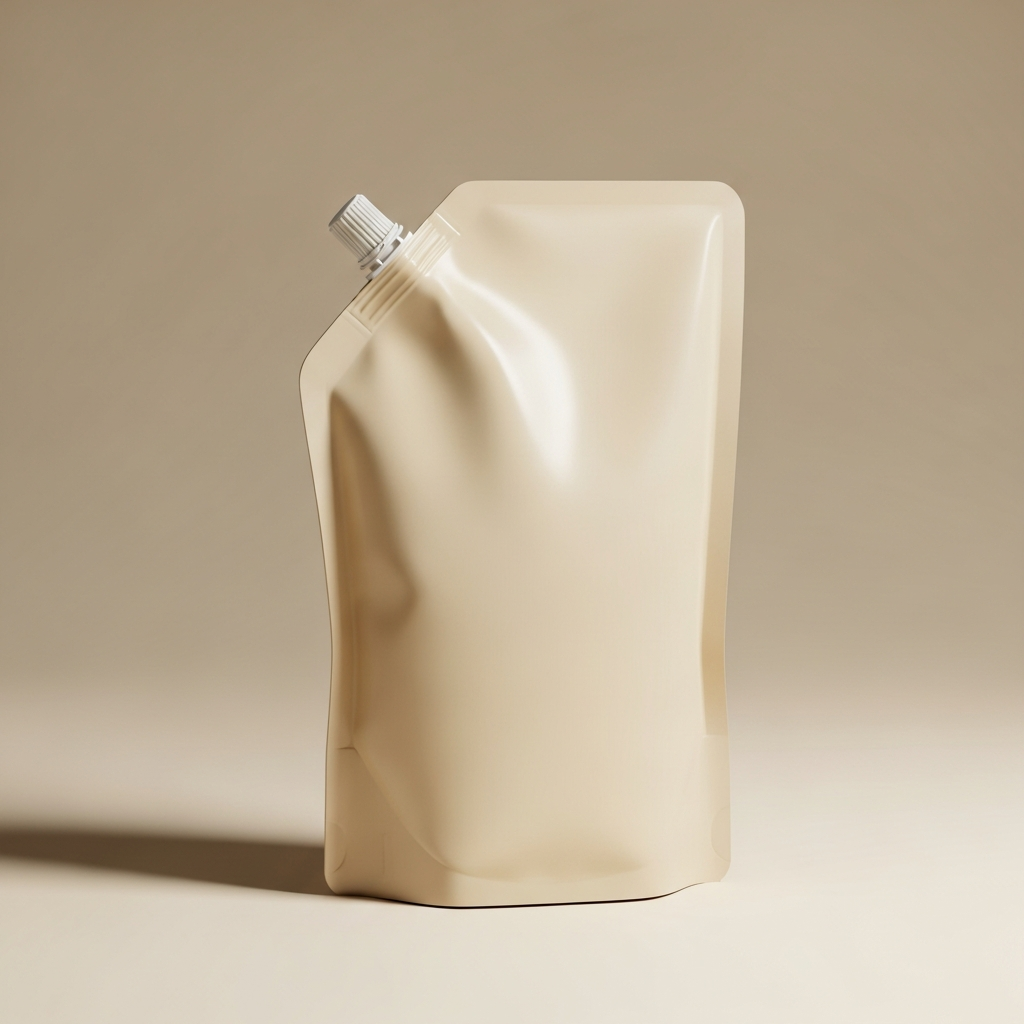 Dairy Product Spout Pouch - Size Comparison