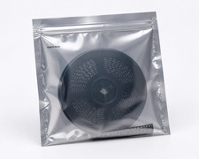 Translucent shielding pouch with carrier tape for electronics packaging review