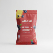 Printed ice cream packaging reference for freezer artwork review