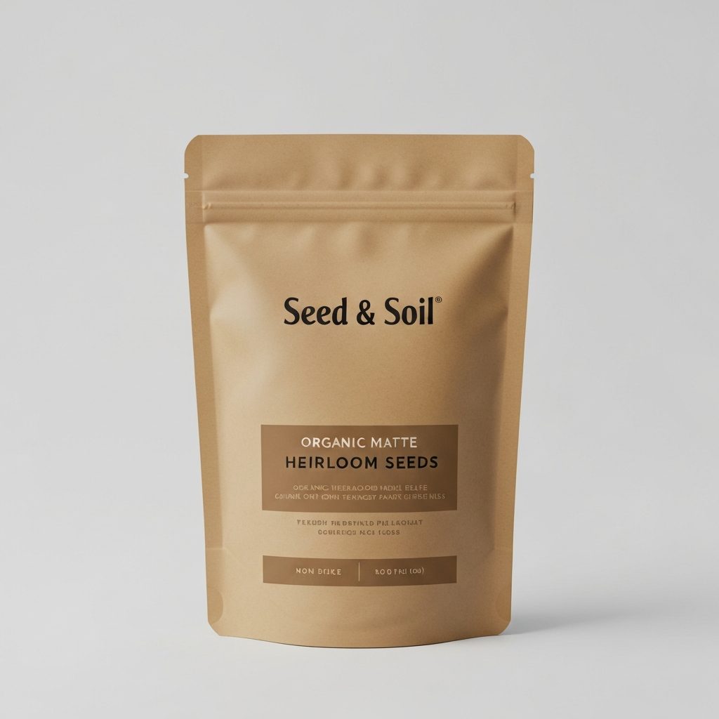Kraft paper health food superfood packaging
