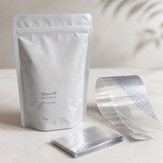 Mono-PE stand-up pouch and laminate sample for barrier tradeoff planning