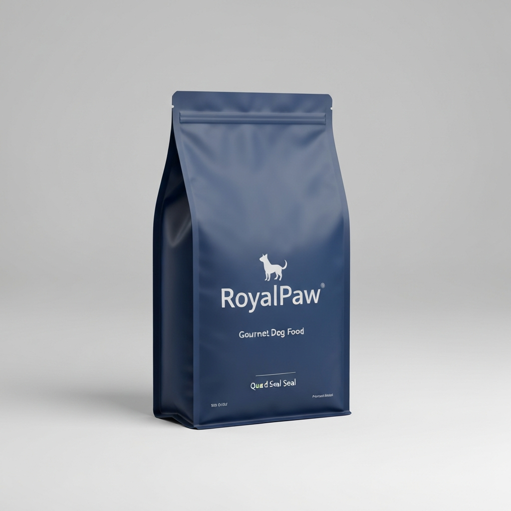 Pet food dry kibble large bag packaging