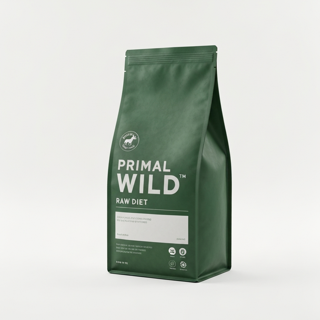 Pet food freeze-dried treat pouch packaging