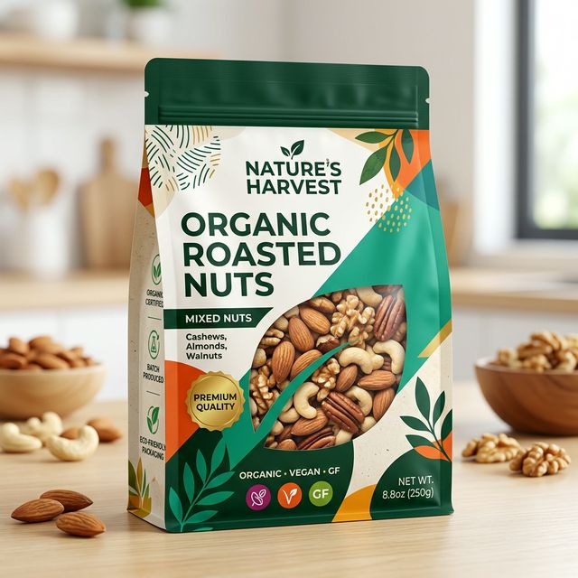 Premium packaging branding showcase