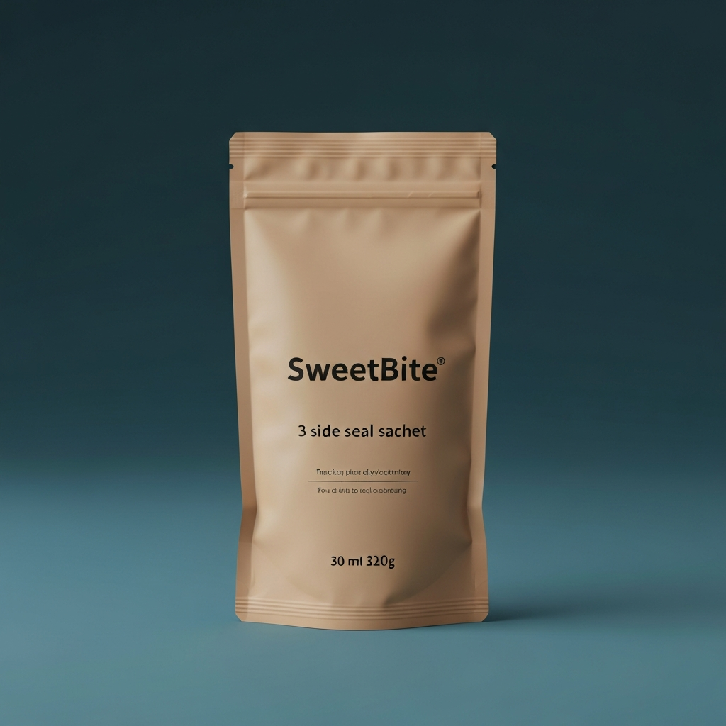 3 Side Seal Flat Pouch - Size Comparison