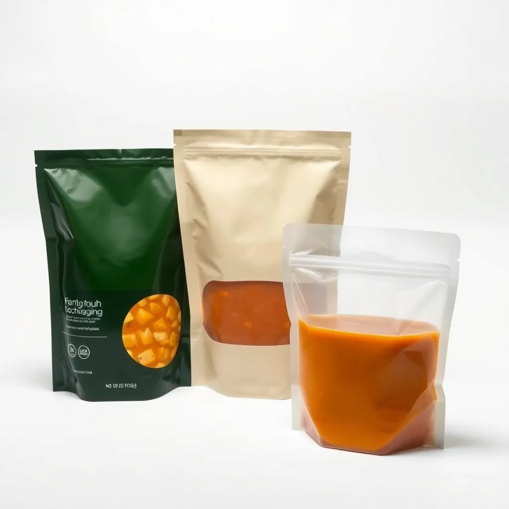 Heat the soup directly in its retort pouch